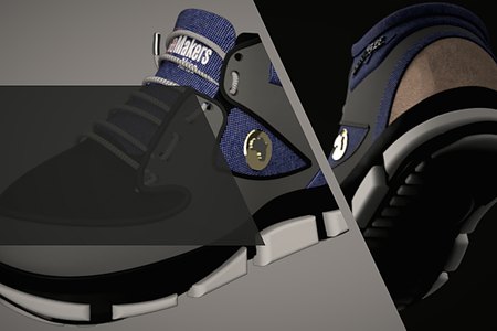 Front and back views