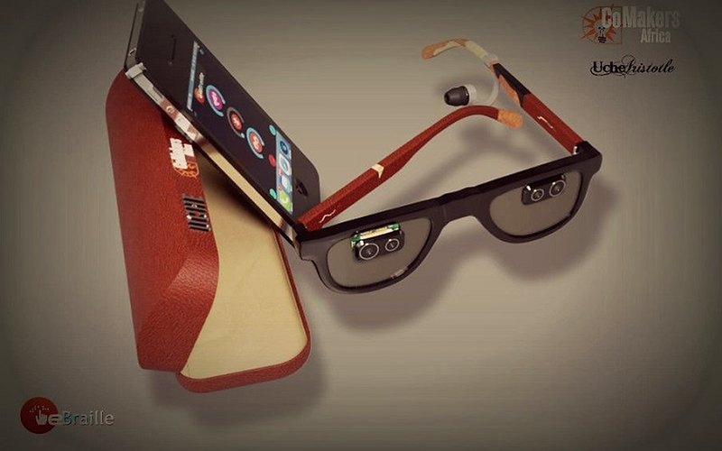 eBraille glasses render