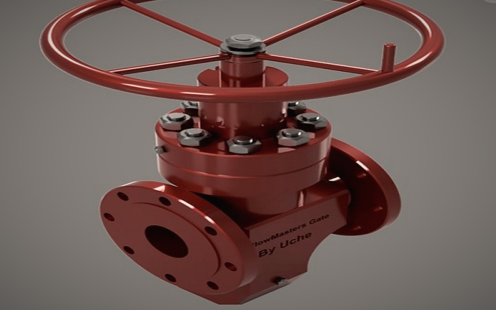 Render of the FlowMasters gate valve