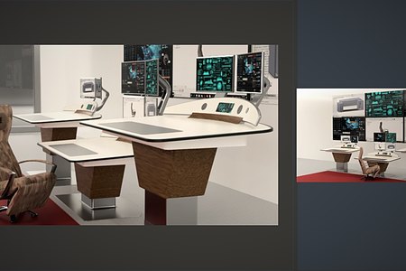 Simulated work environment